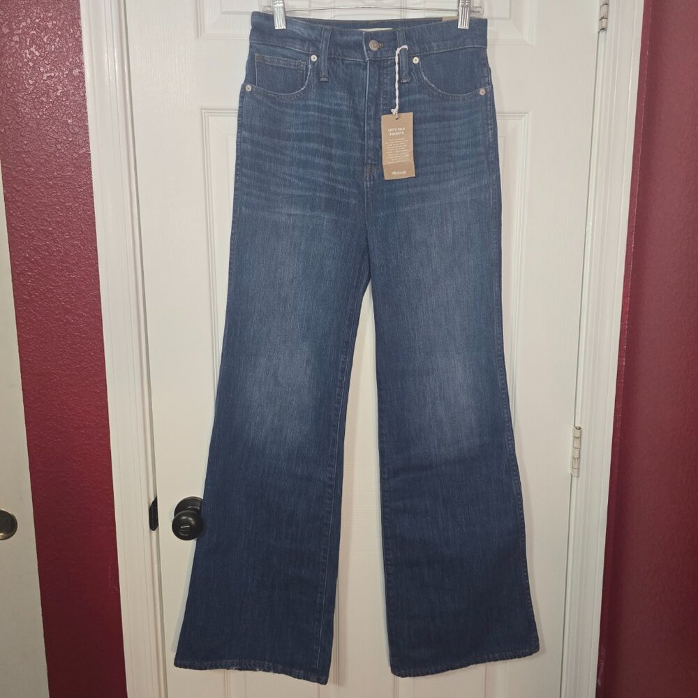NWT Madewell 11" High Rise Flare Jeans Women's Size 29 Style K9162 - Picture 11 of 11